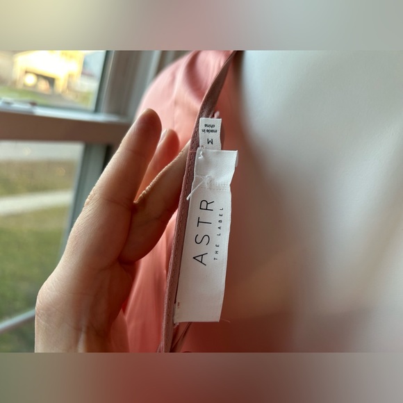 ASTR Midi Long Sleeve Coral Dress - Picture 12 of 12